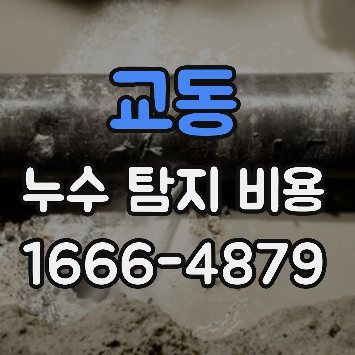 교동 누수 탐지 비용