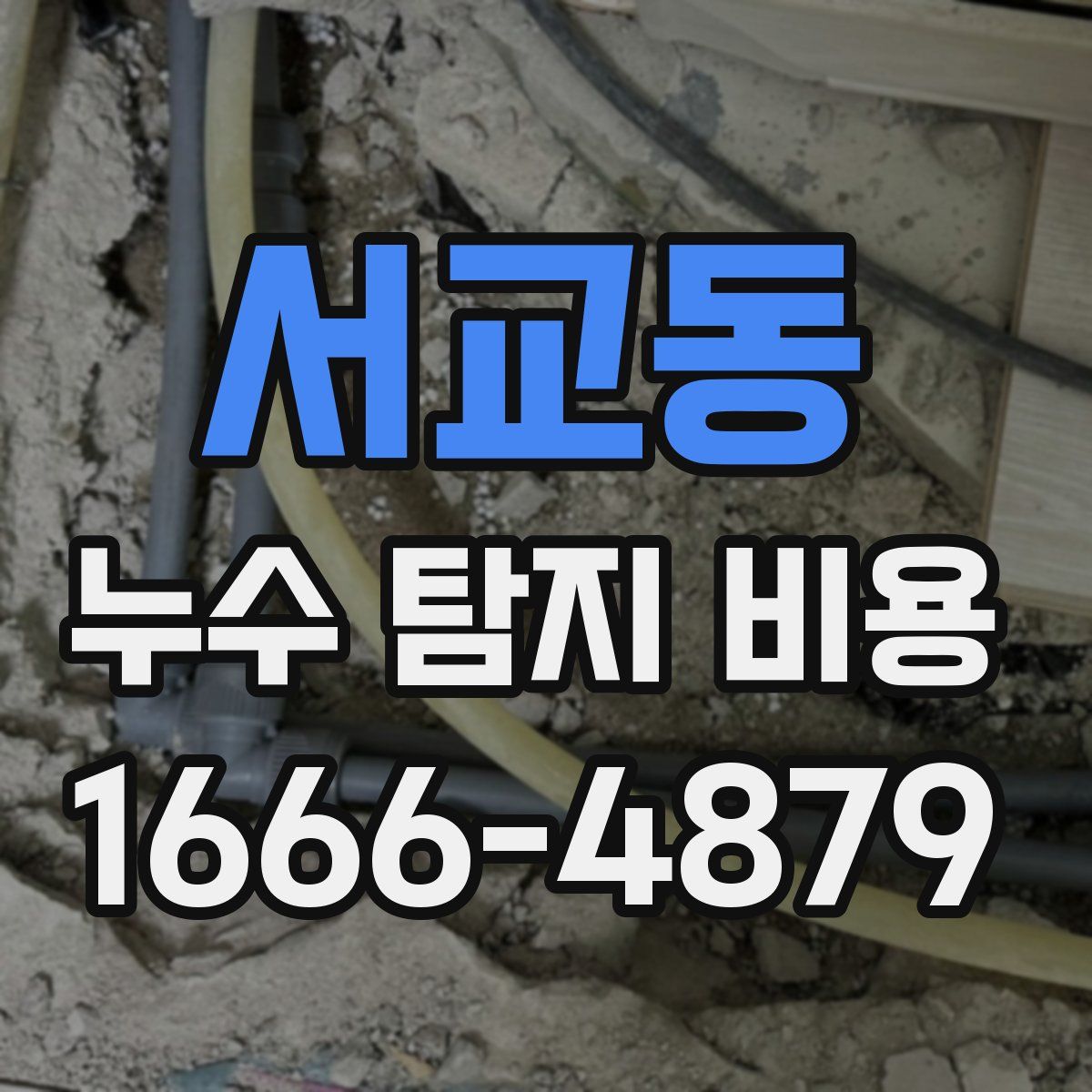 서교동 누수 탐지 비용