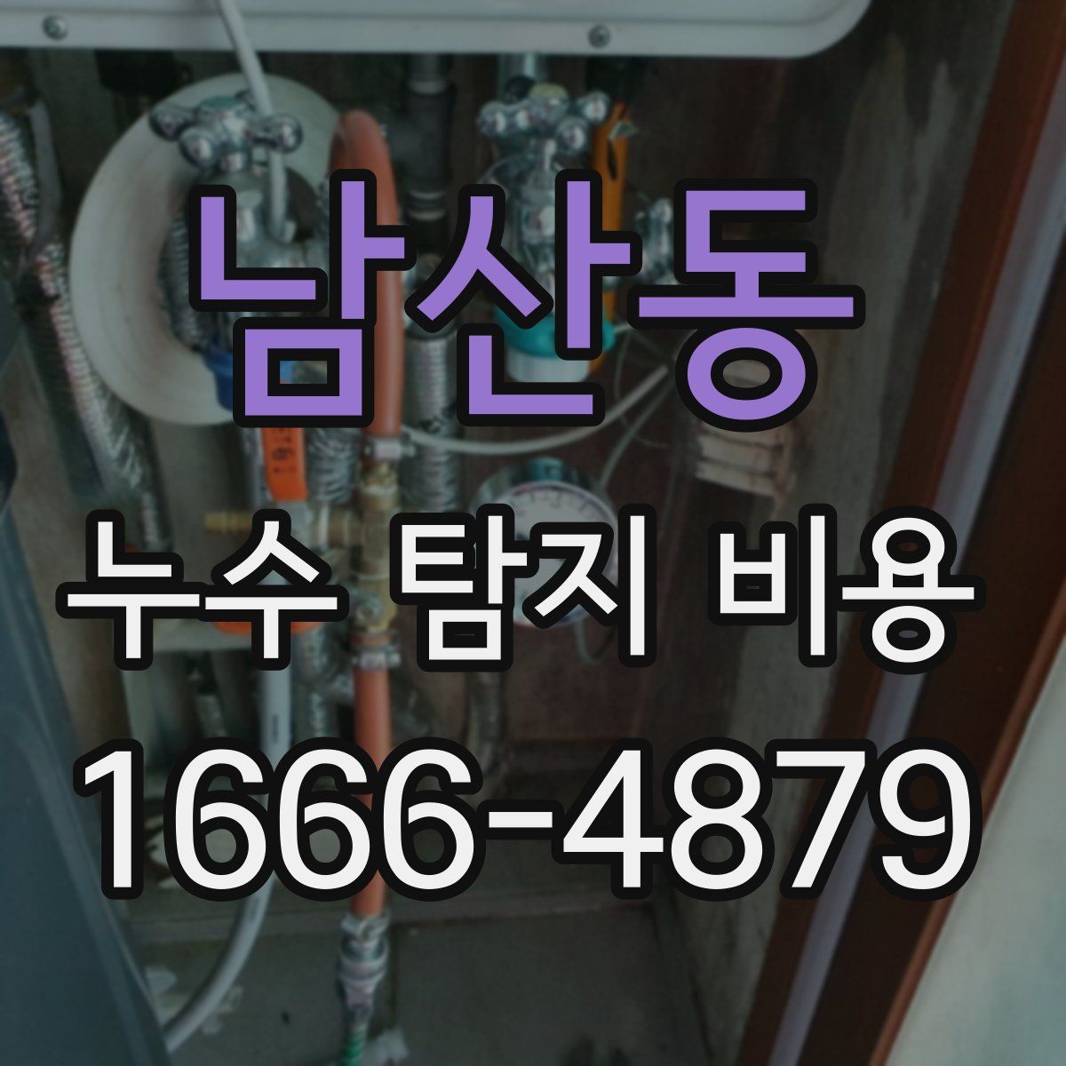 남산동 누수 탐지 비용