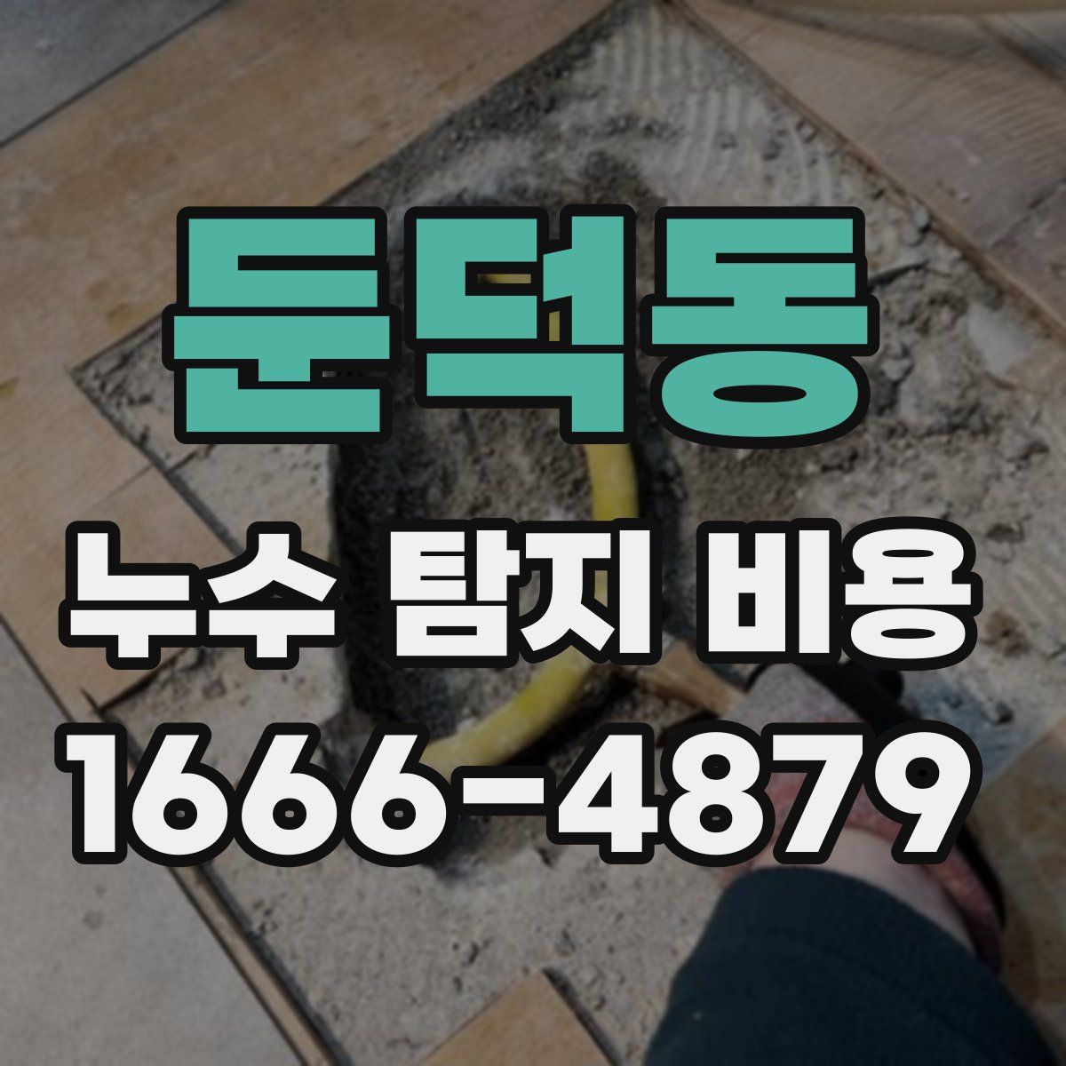 둔덕동 누수 탐지 비용