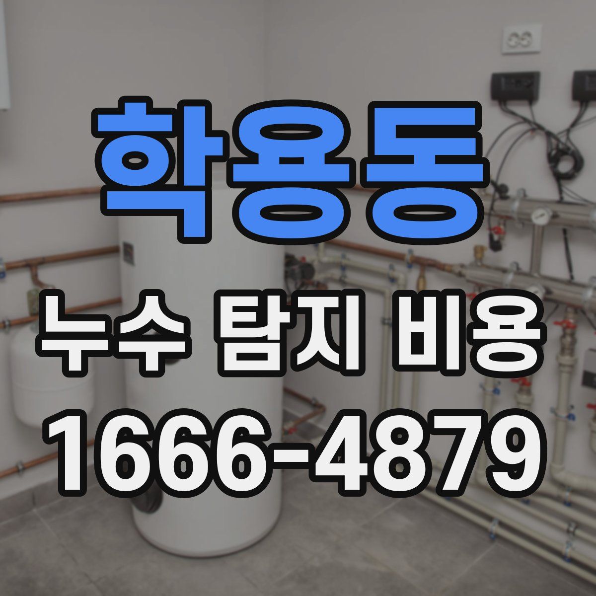 학용동 누수 탐지 비용