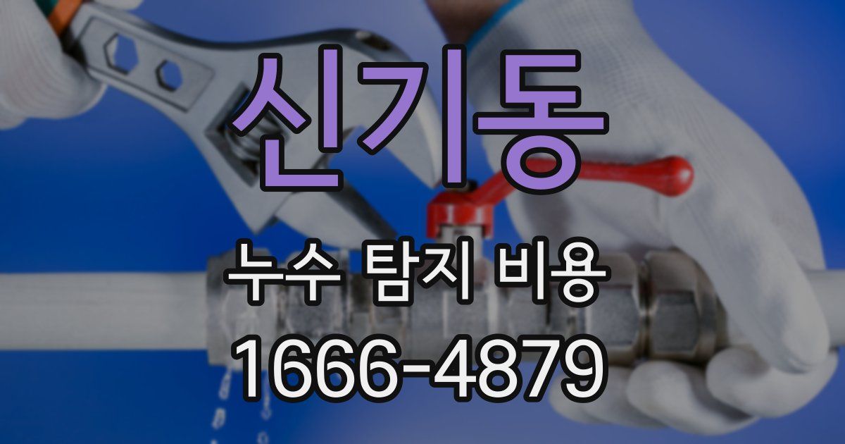신기동 누수 탐지 비용