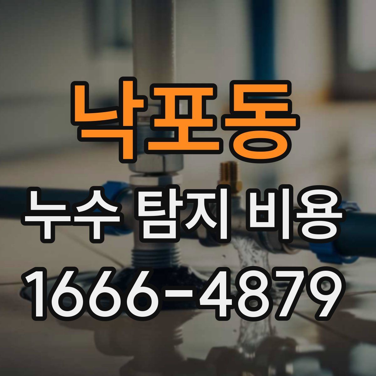 낙포동 누수 탐지 비용