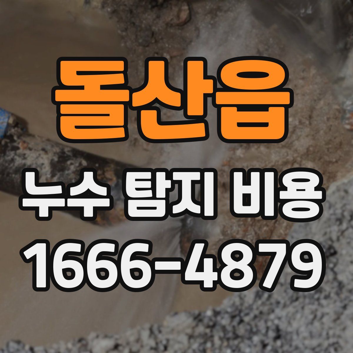 돌산읍 누수 탐지 비용