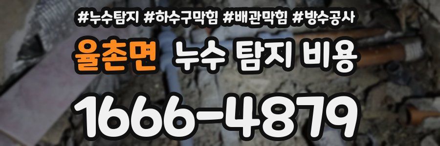 율촌면 누수 탐지 비용