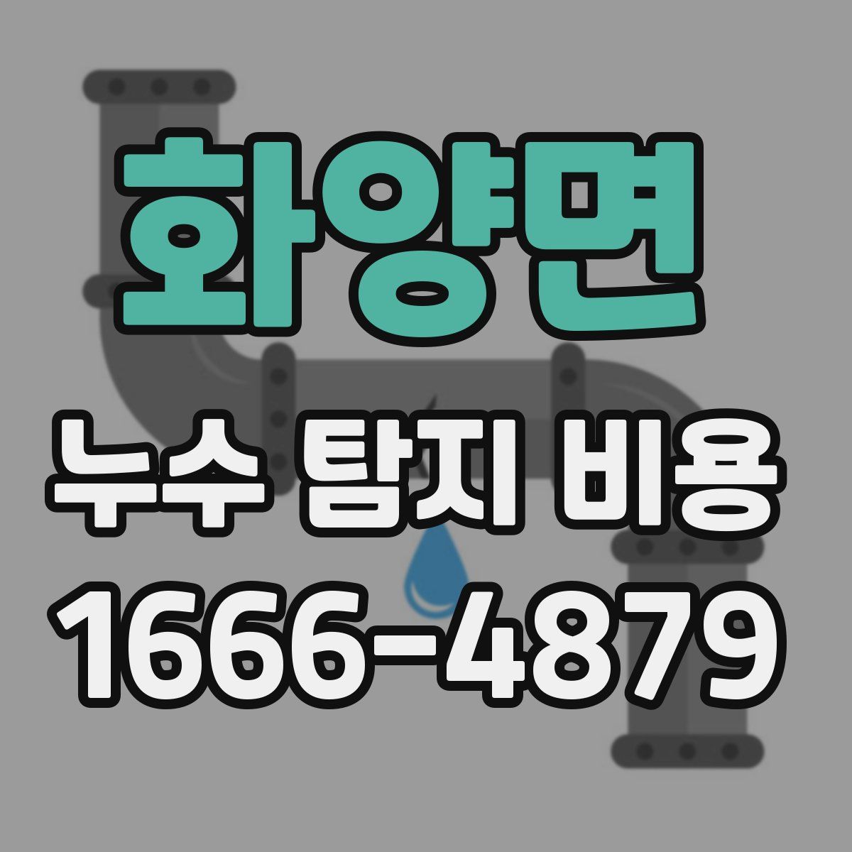 화양면 누수 탐지 비용