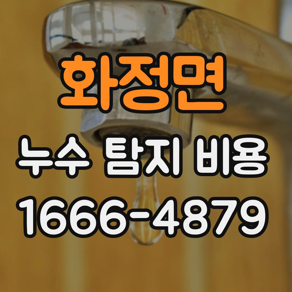 화정면 누수 탐지 비용