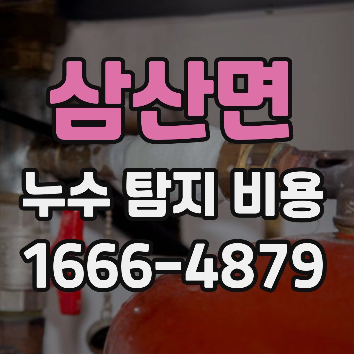 삼산면 누수 탐지 비용