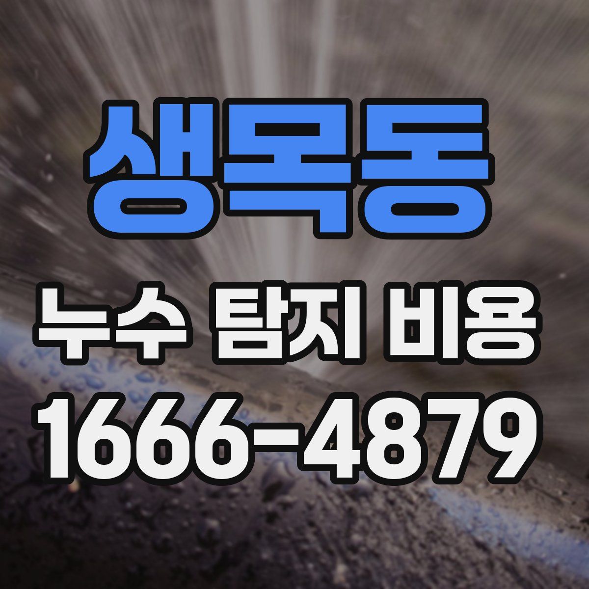 생목동 누수 탐지 비용