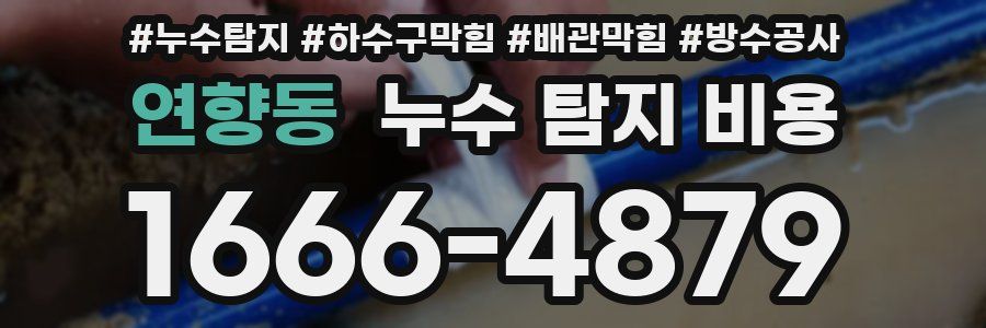 연향동 누수 탐지 비용
