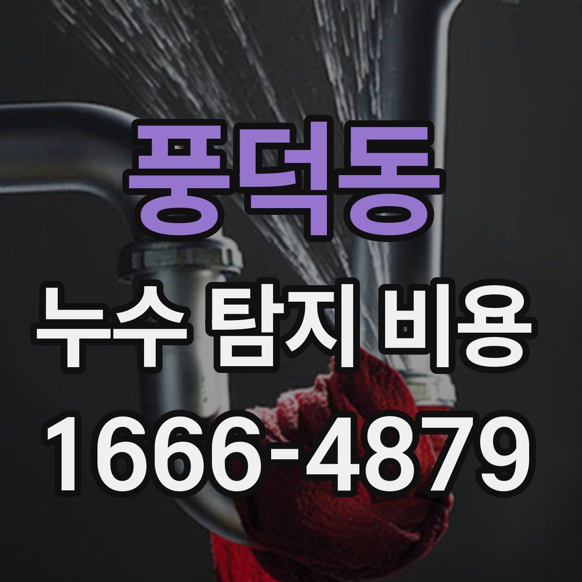 풍덕동 누수 탐지 비용