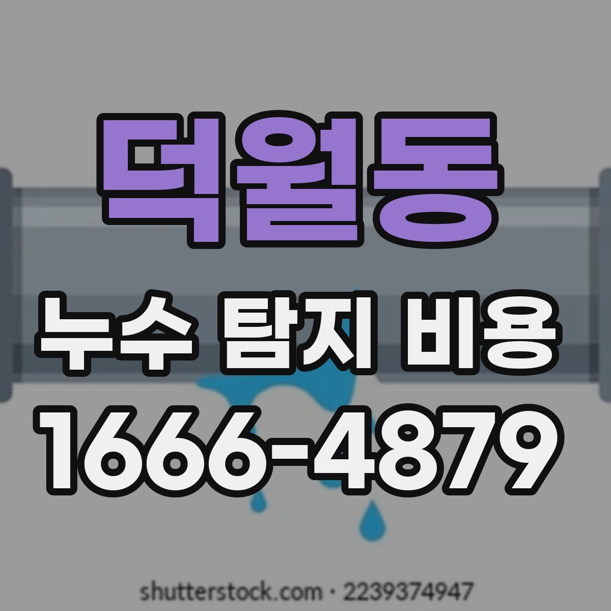 덕월동 누수 탐지 비용