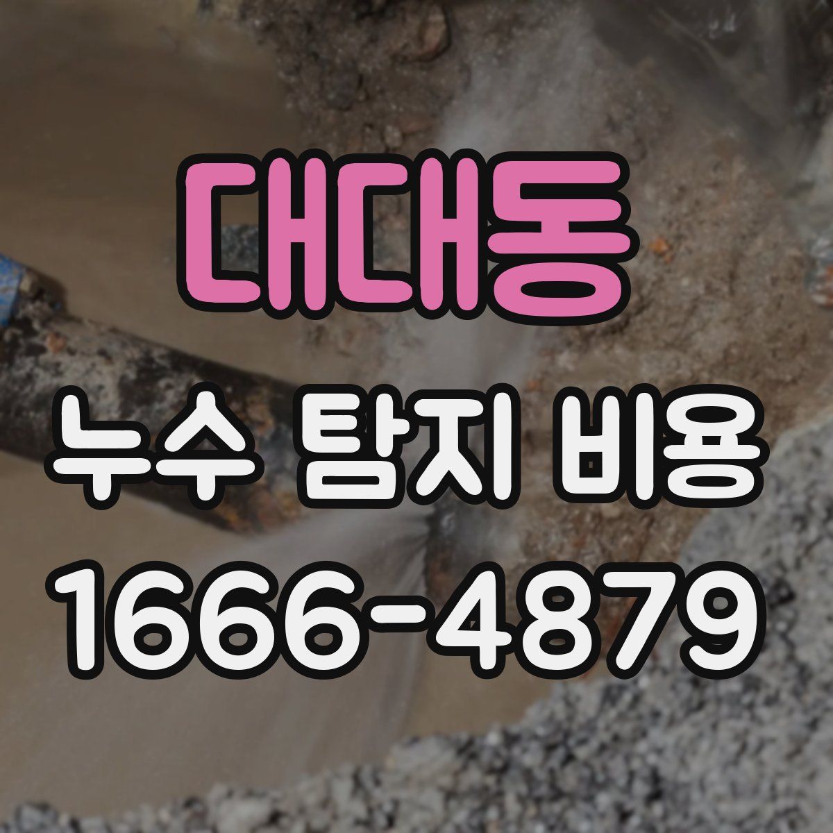 대대동 누수 탐지 비용