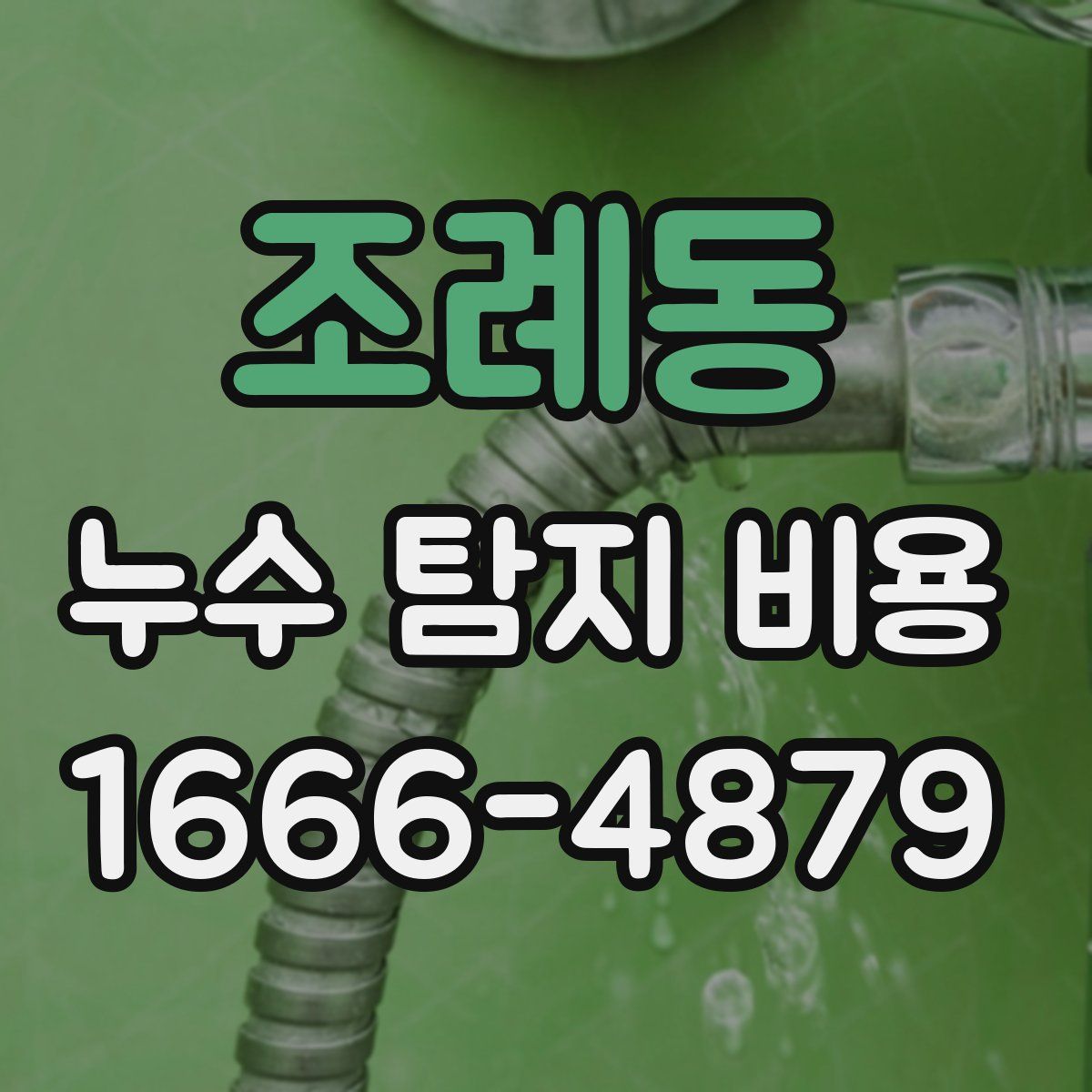 조례동 누수 탐지 비용