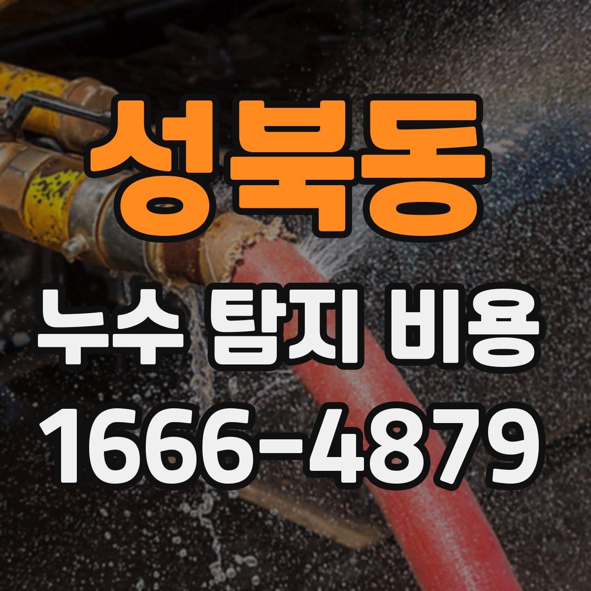 성북동 누수 탐지 비용