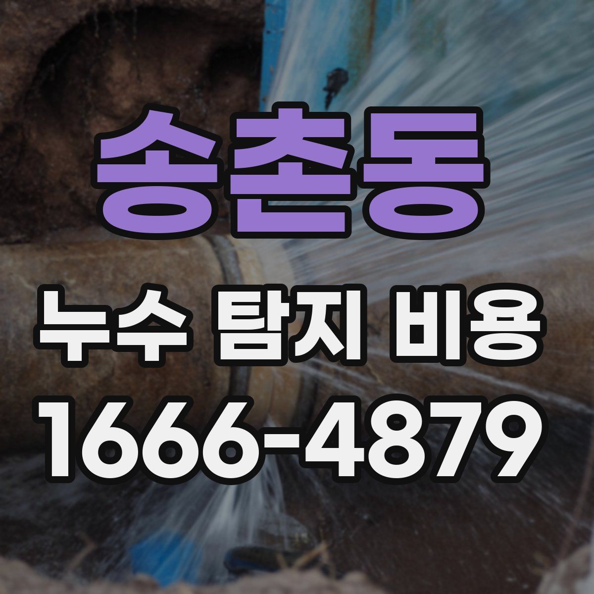 송촌동 누수 탐지 비용