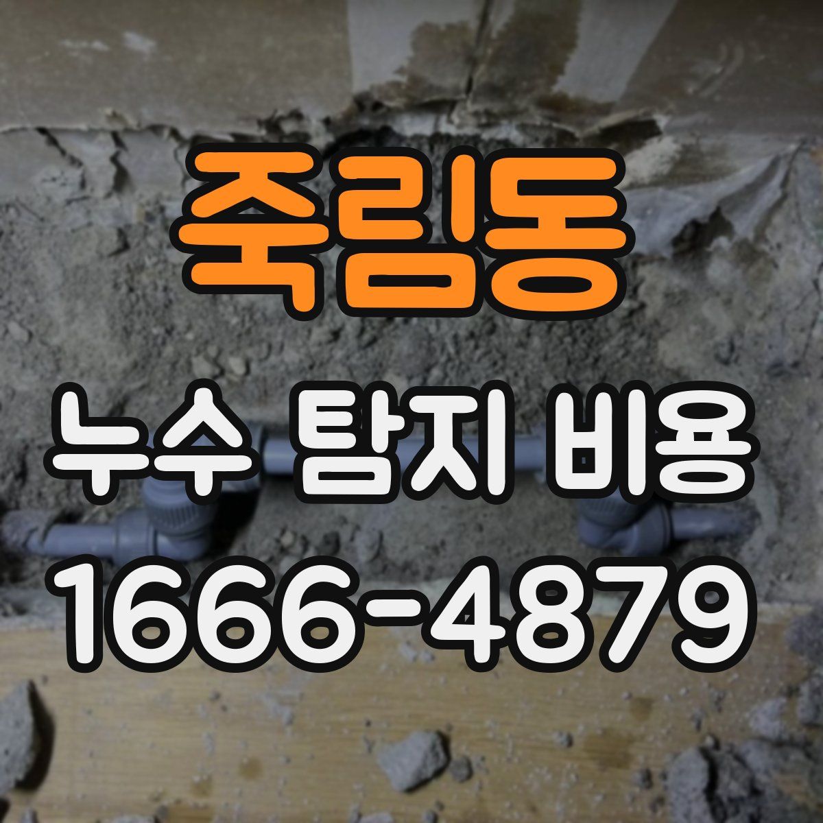 죽림동 누수 탐지 비용