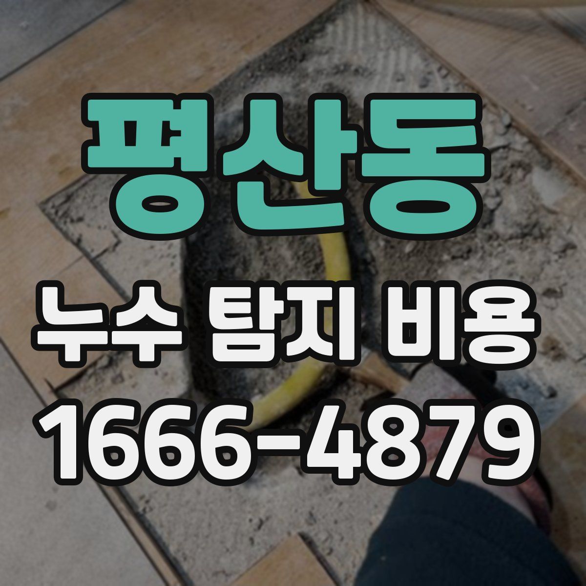 평산동 누수 탐지 비용