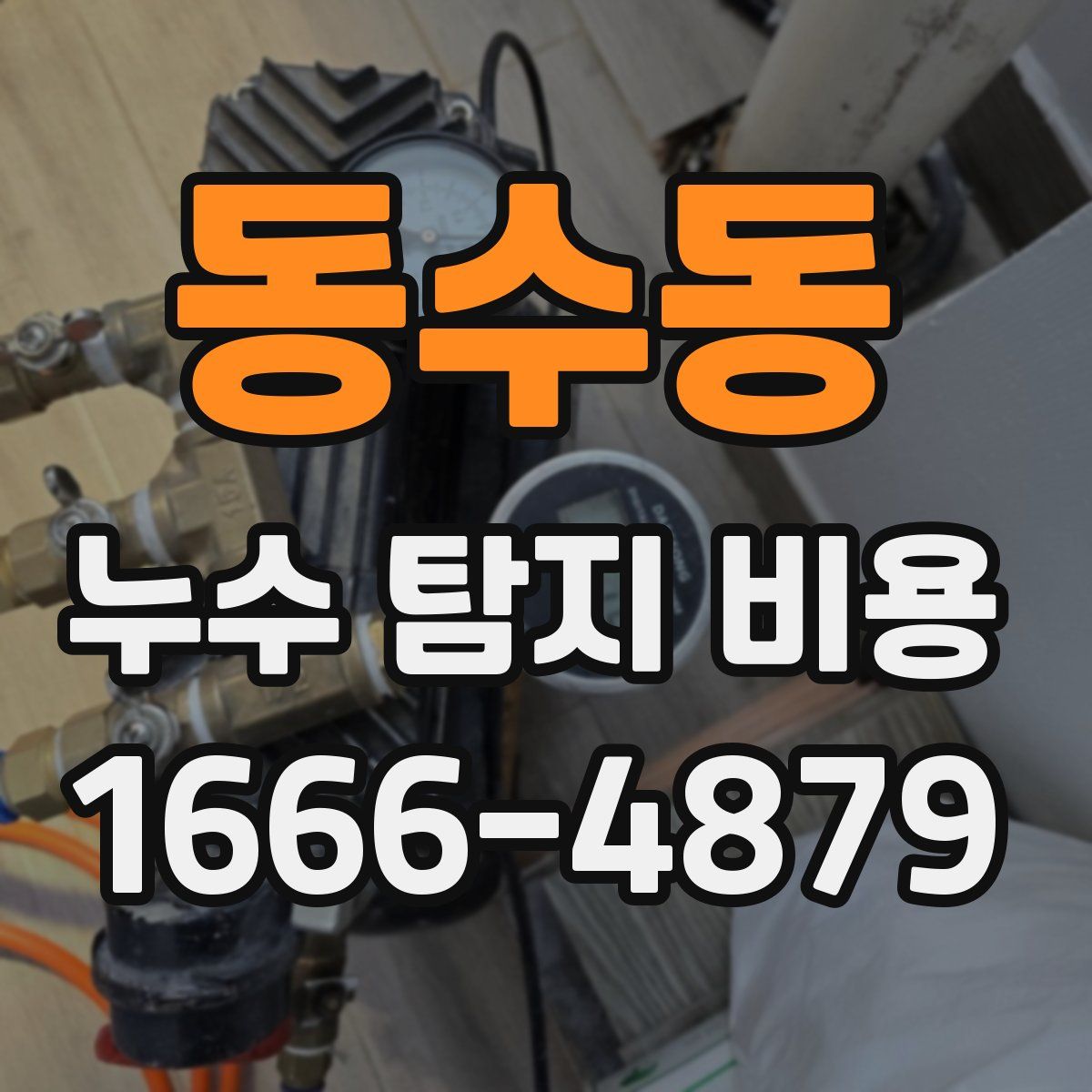 동수동 누수 탐지 비용