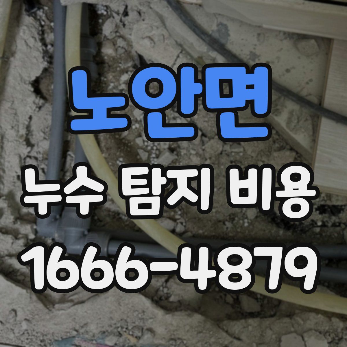 노안면 누수 탐지 비용