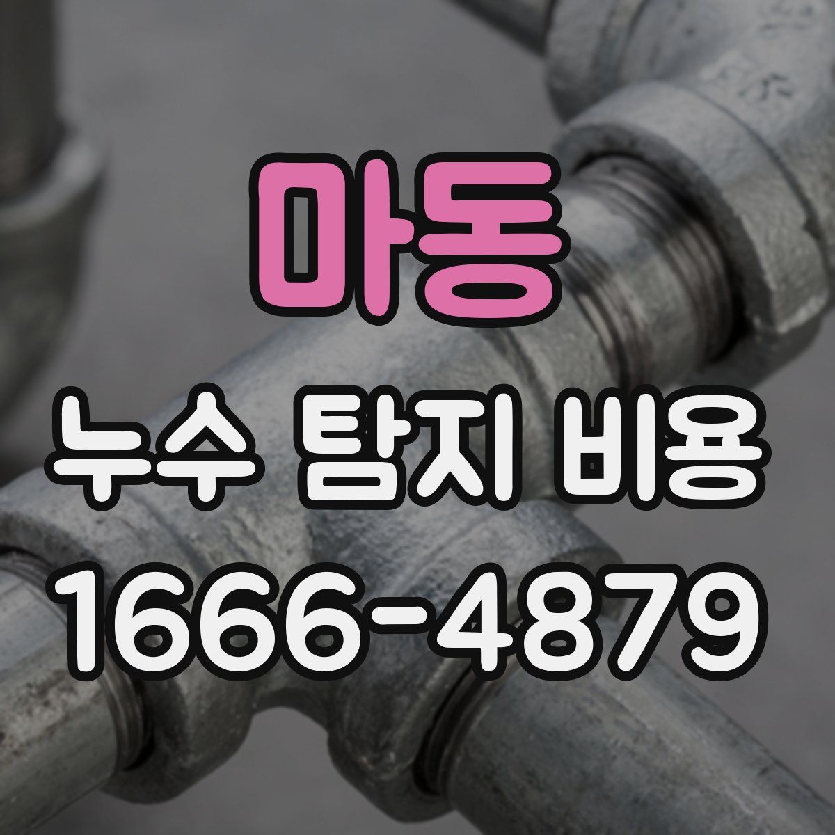 마동 누수 탐지 비용
