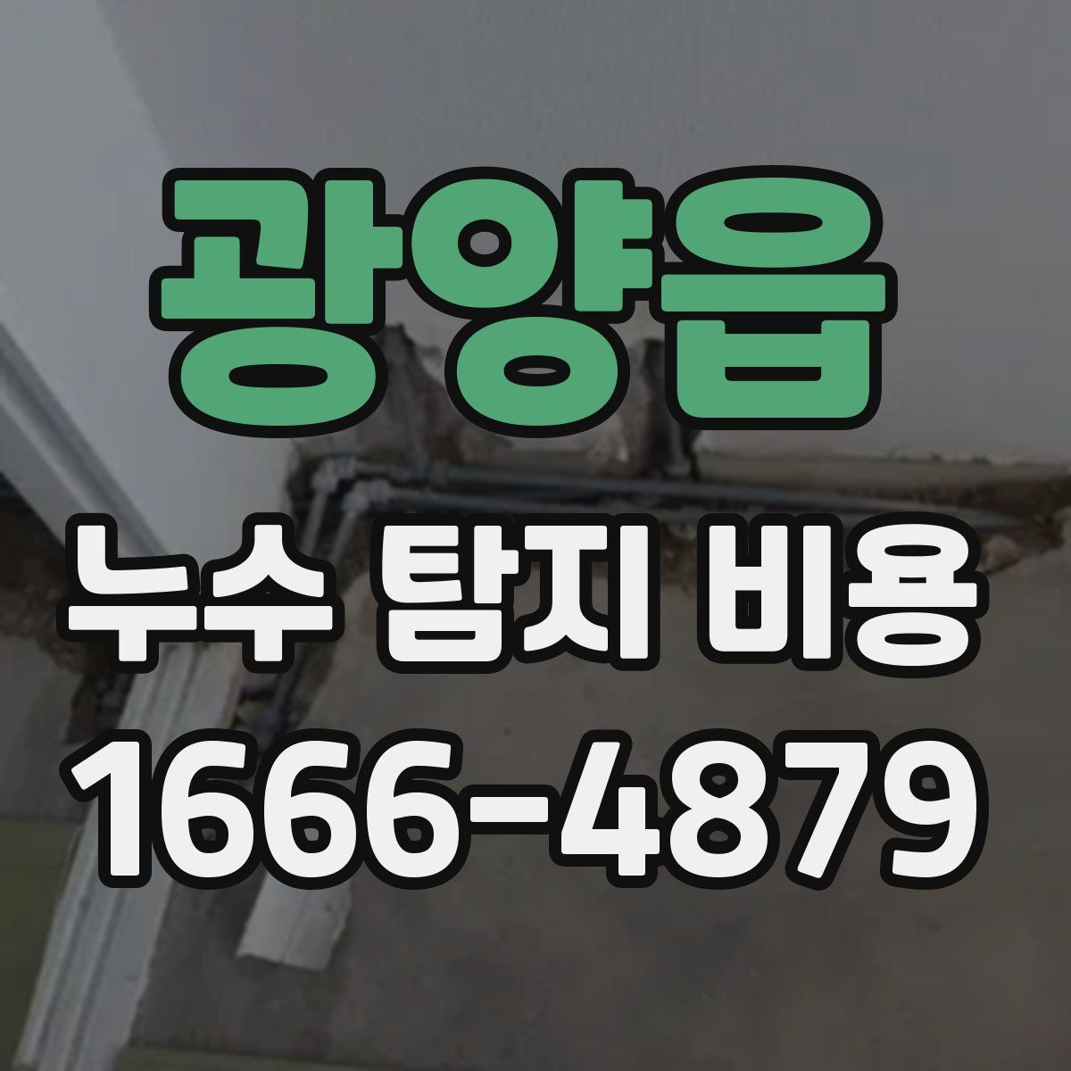 광양읍 누수 탐지 비용