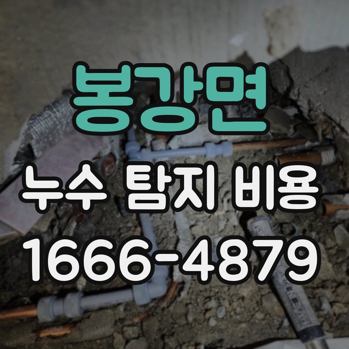 봉강면 누수 탐지 비용