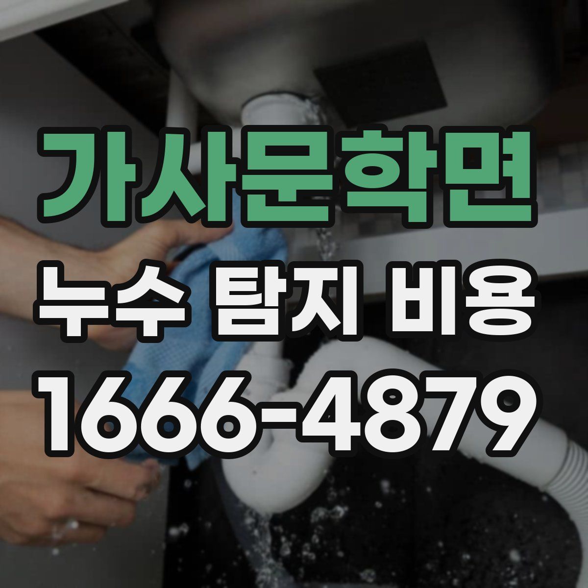 가사문학면 누수 탐지 비용