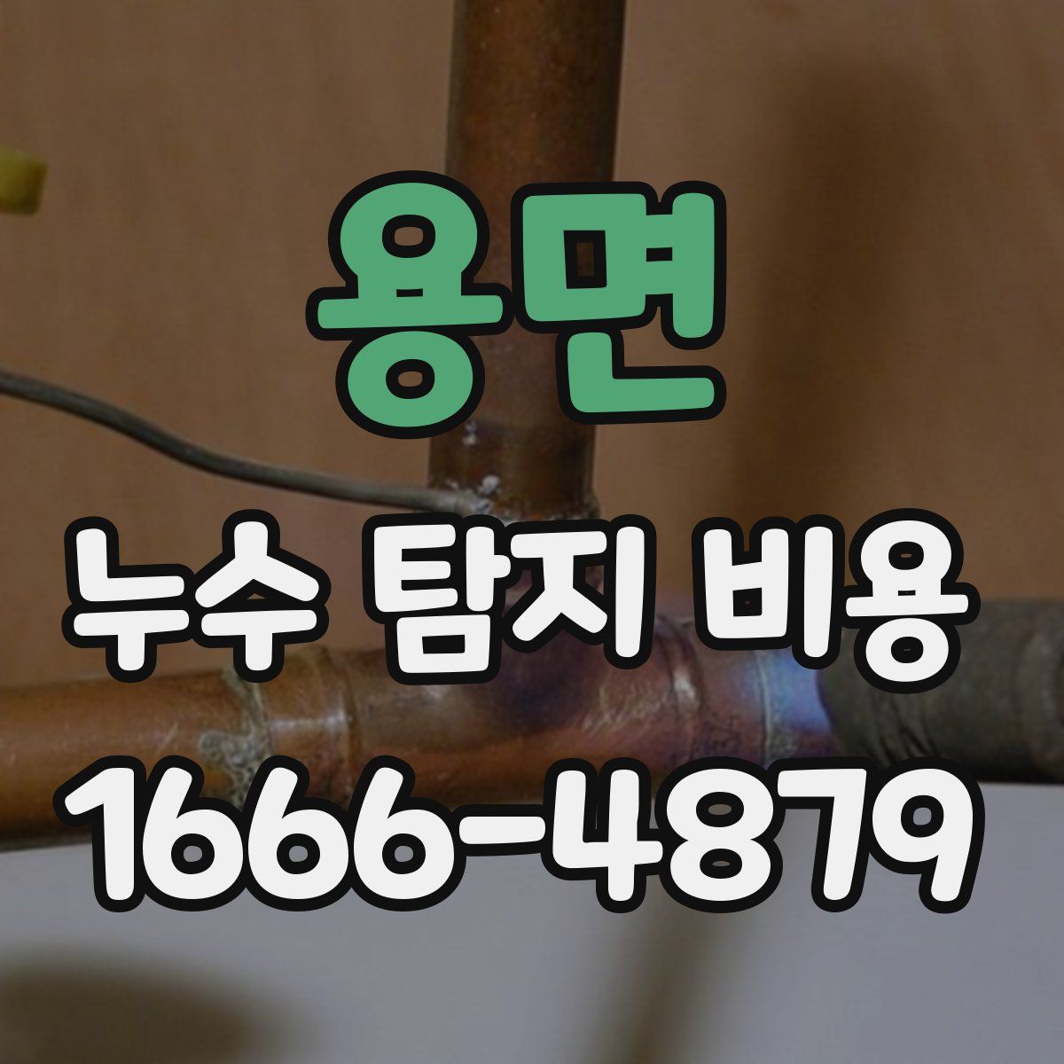 용면 누수 탐지 비용