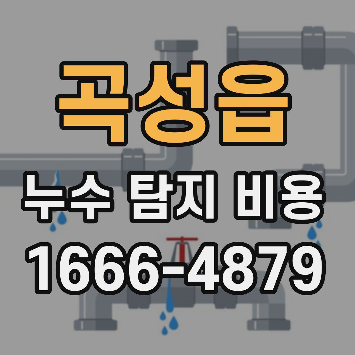 곡성읍 누수 탐지 비용