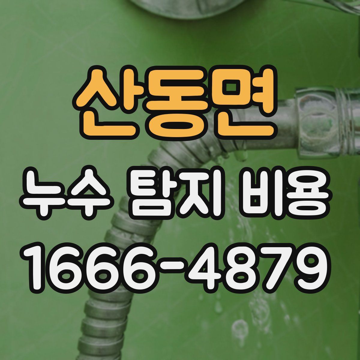 산동면 누수 탐지 비용