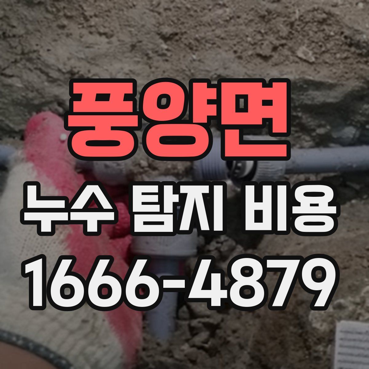 풍양면 누수 탐지 비용