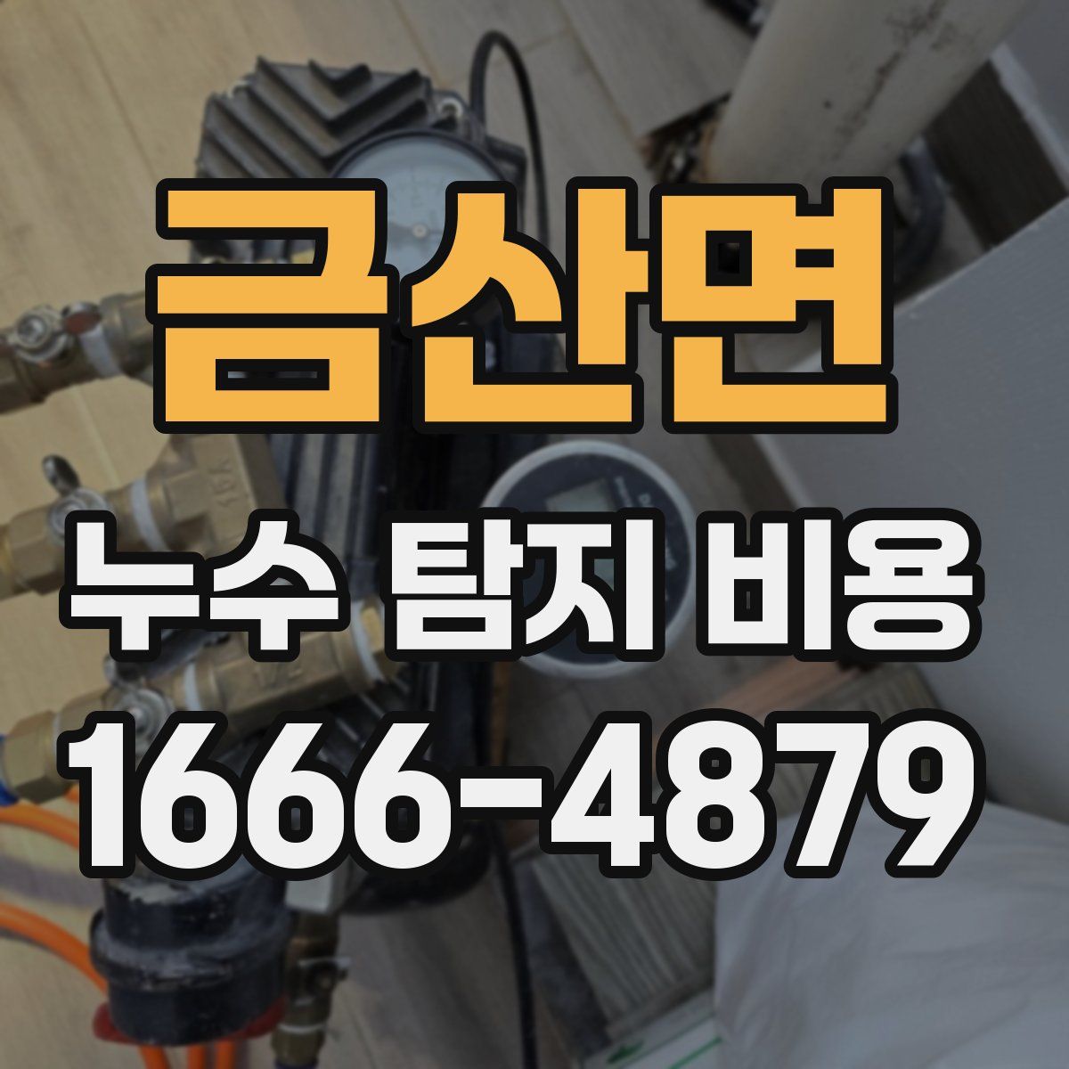 금산면 누수 탐지 비용
