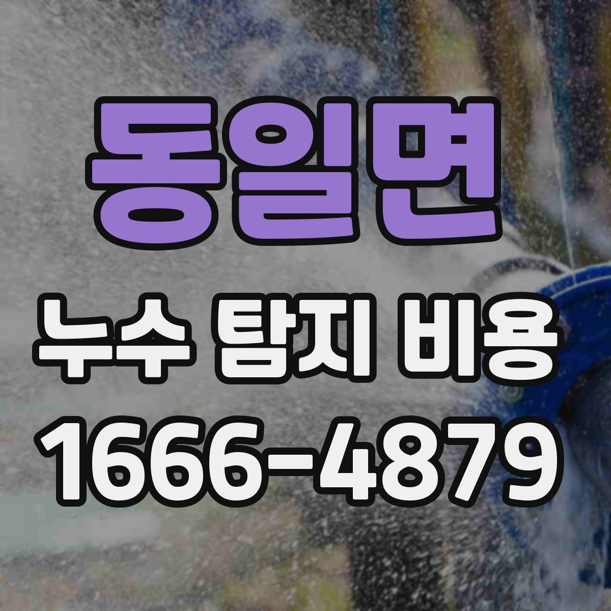 동일면 누수 탐지 비용