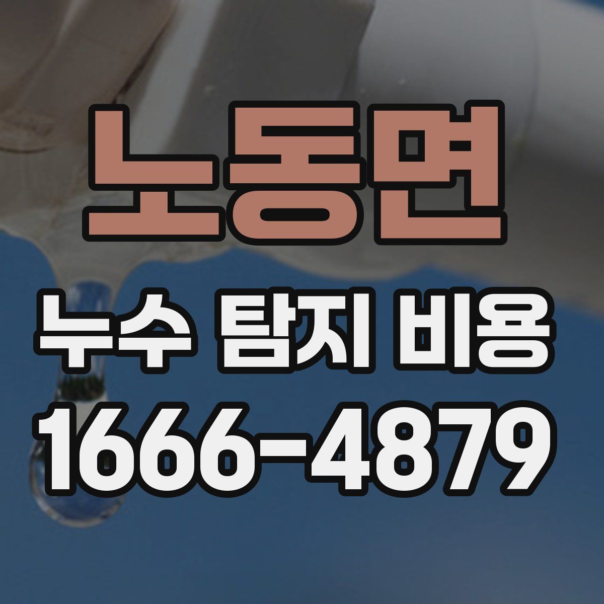노동면 누수 탐지 비용
