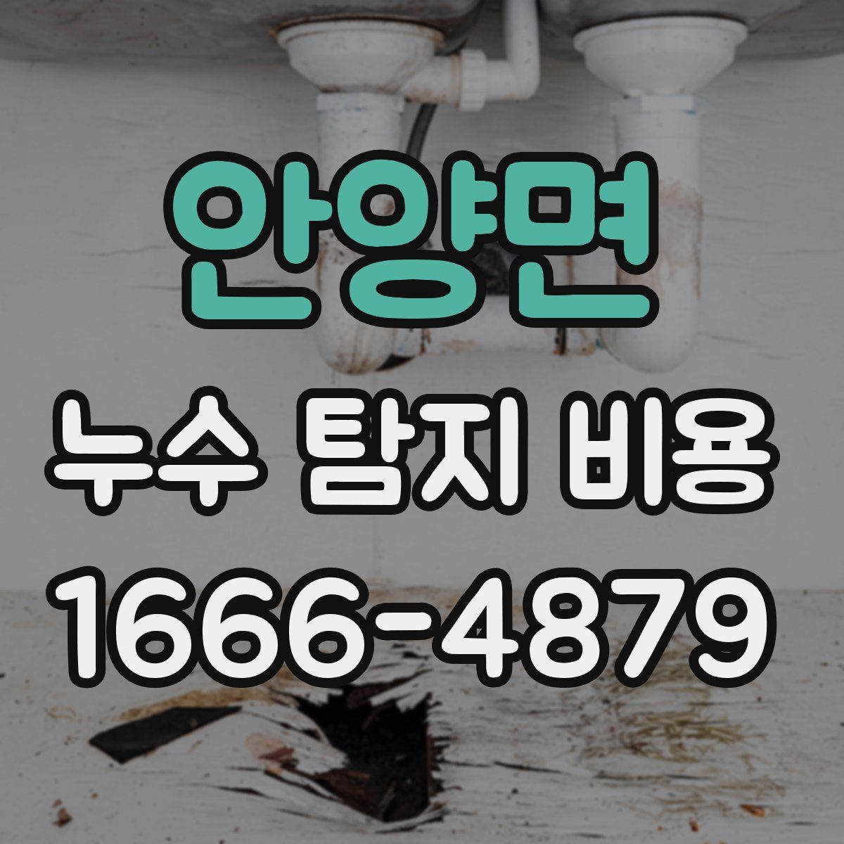 안양면 누수 탐지 비용