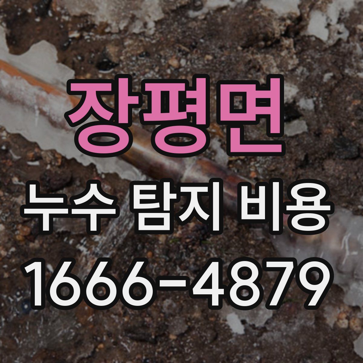 장평면 누수 탐지 비용