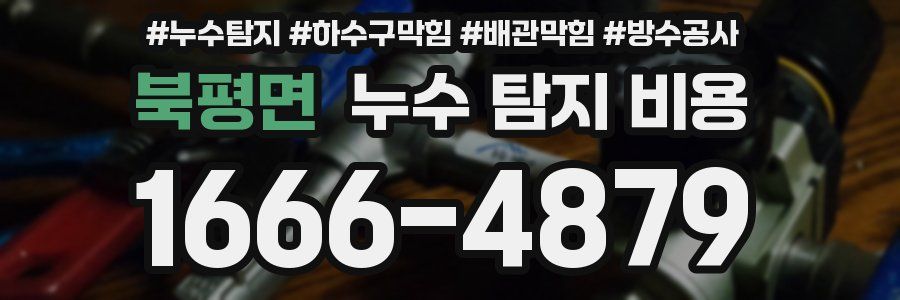 북평면 누수 탐지 비용