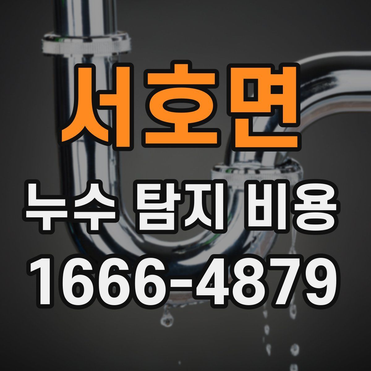 서호면 누수 탐지 비용
