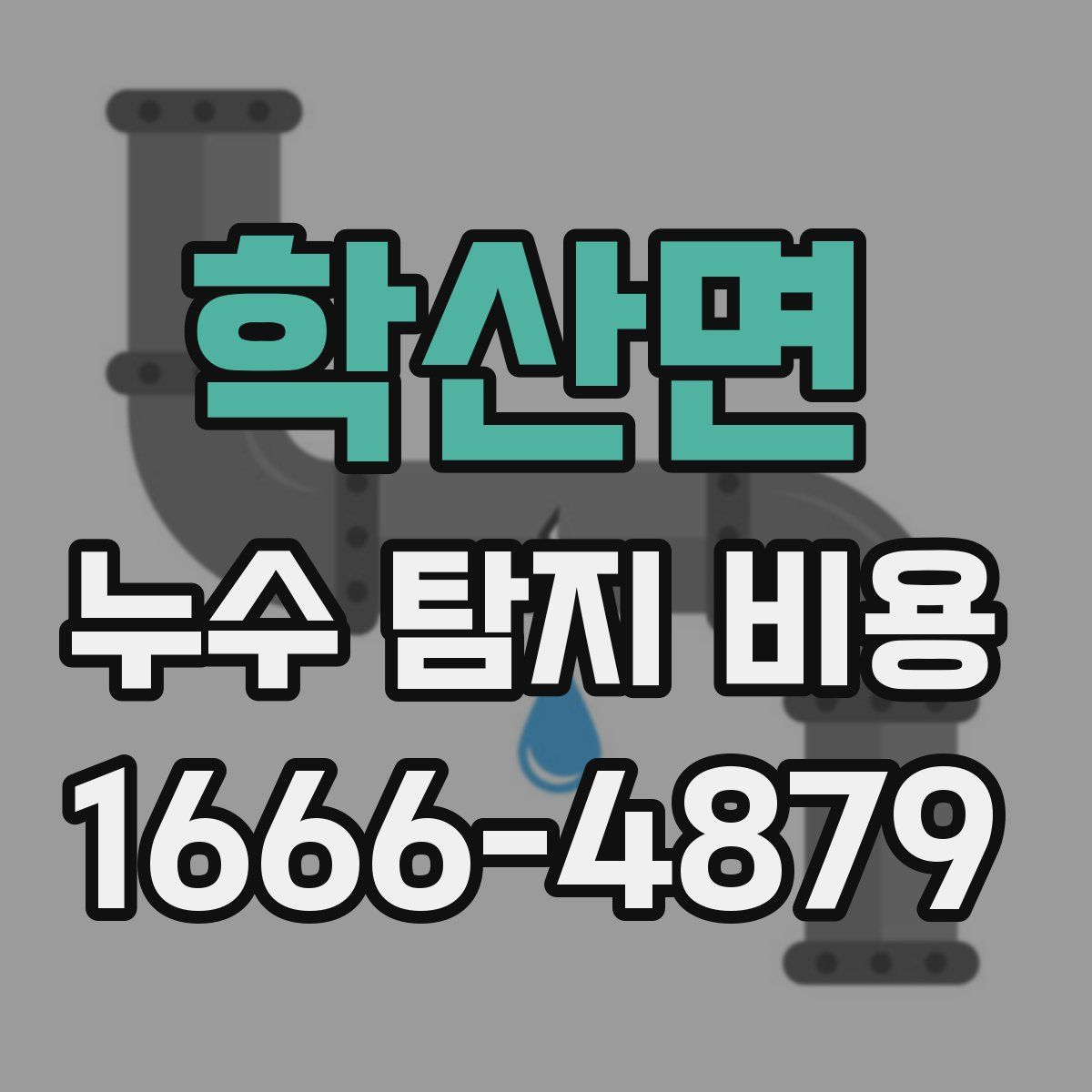 학산면 누수 탐지 비용