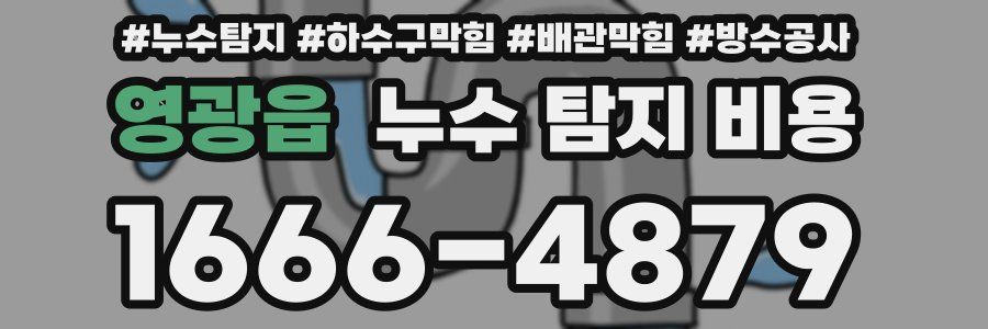 영광읍 누수 탐지 비용