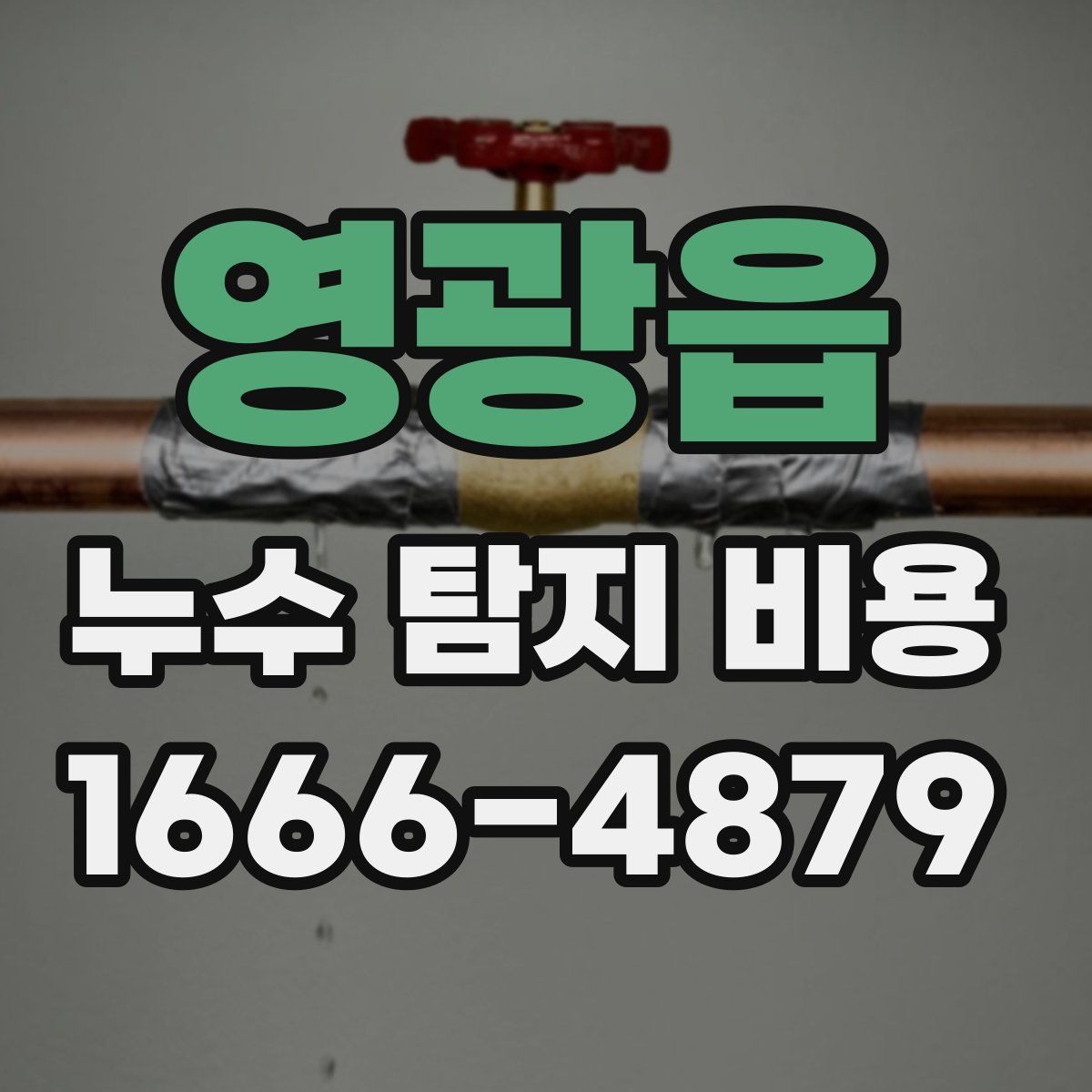 영광읍 누수 탐지 비용