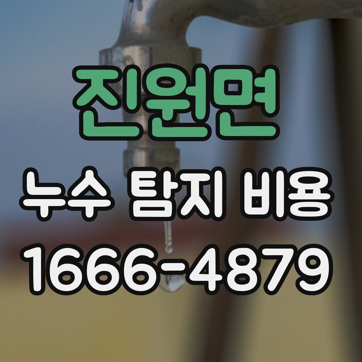 진원면 누수 탐지 비용
