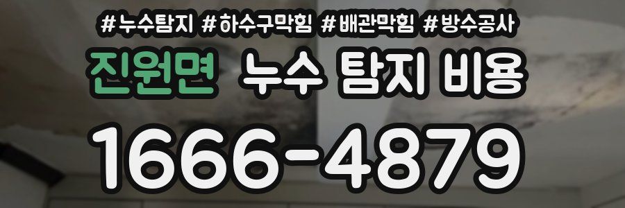 진원면 누수 탐지 비용