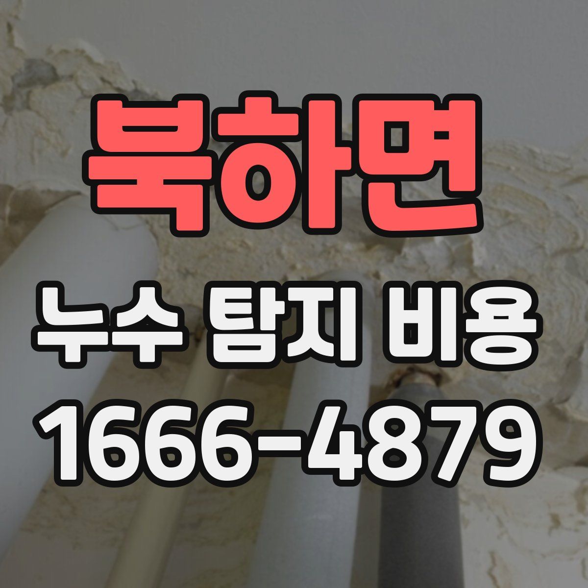 북하면 누수 탐지 비용