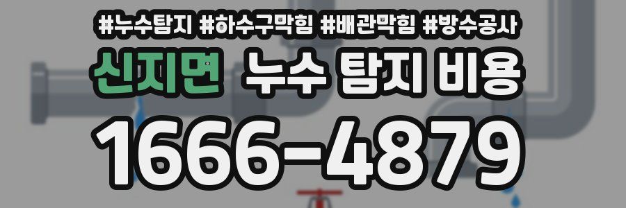 신지면 누수 탐지 비용