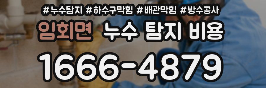 임회면 누수 탐지 비용