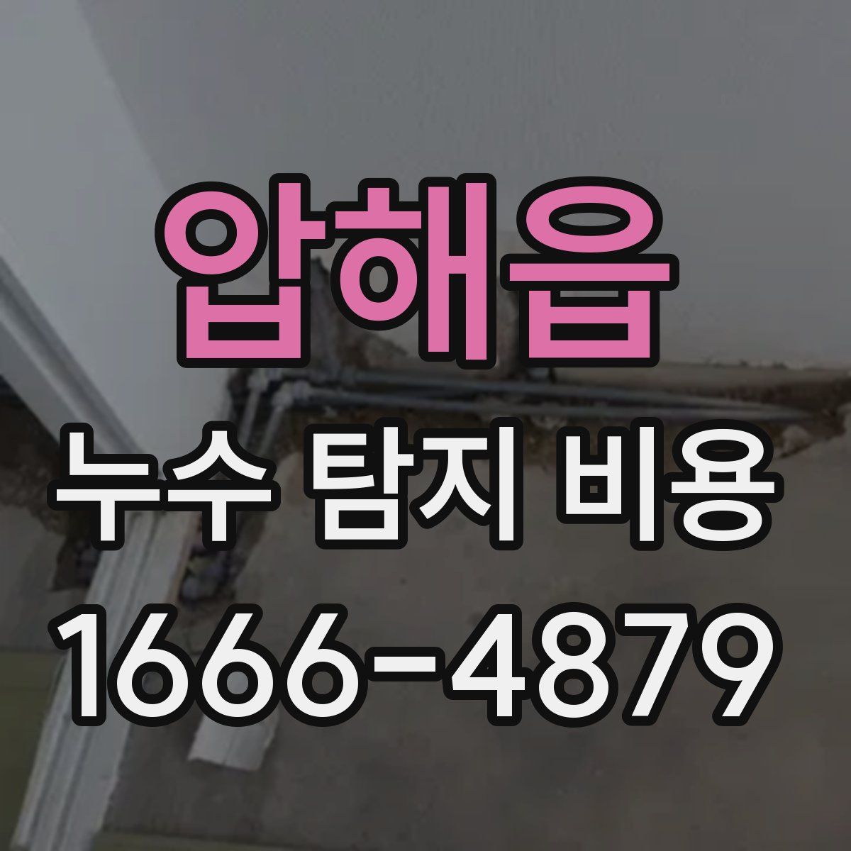 압해읍 누수 탐지 비용