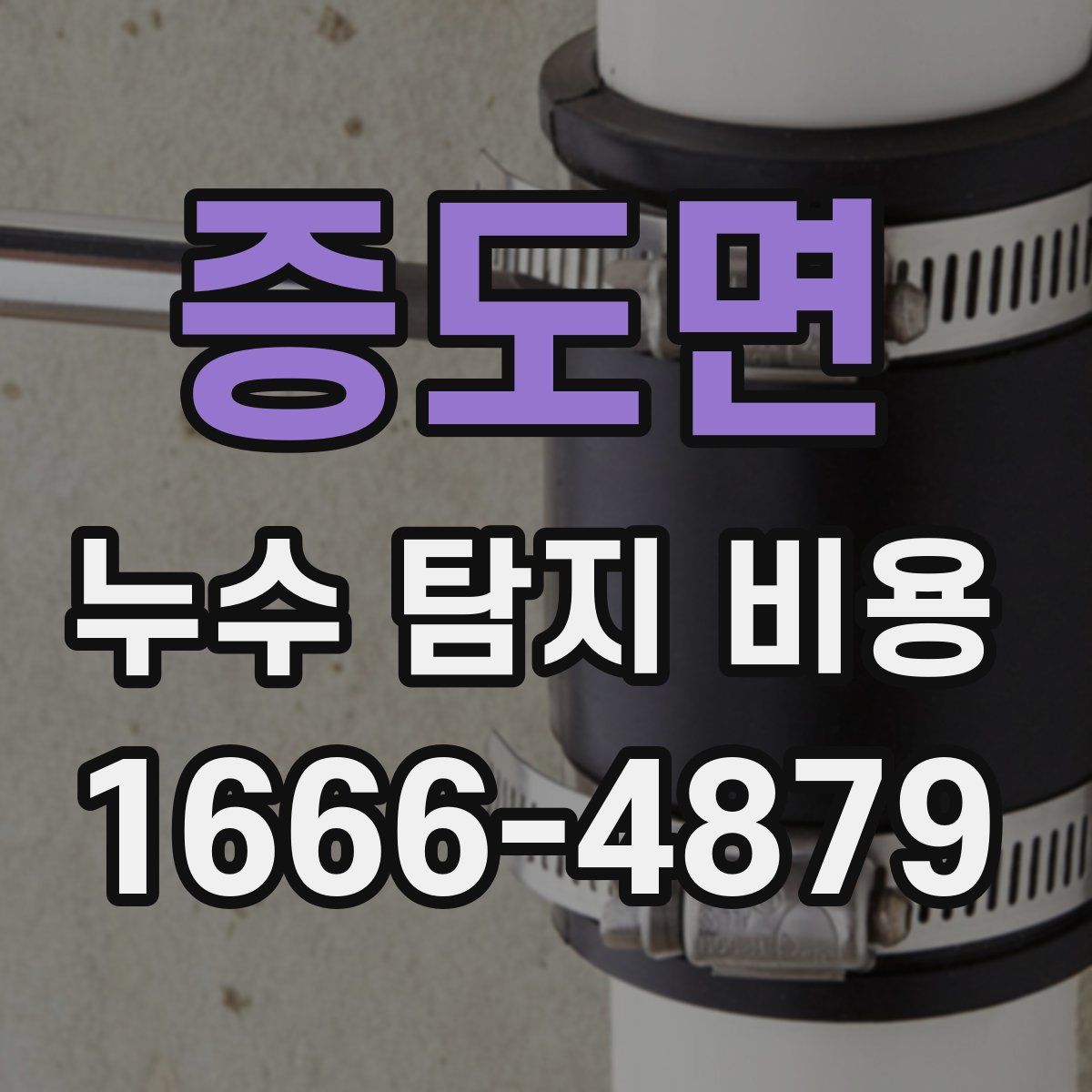 증도면 누수 탐지 비용