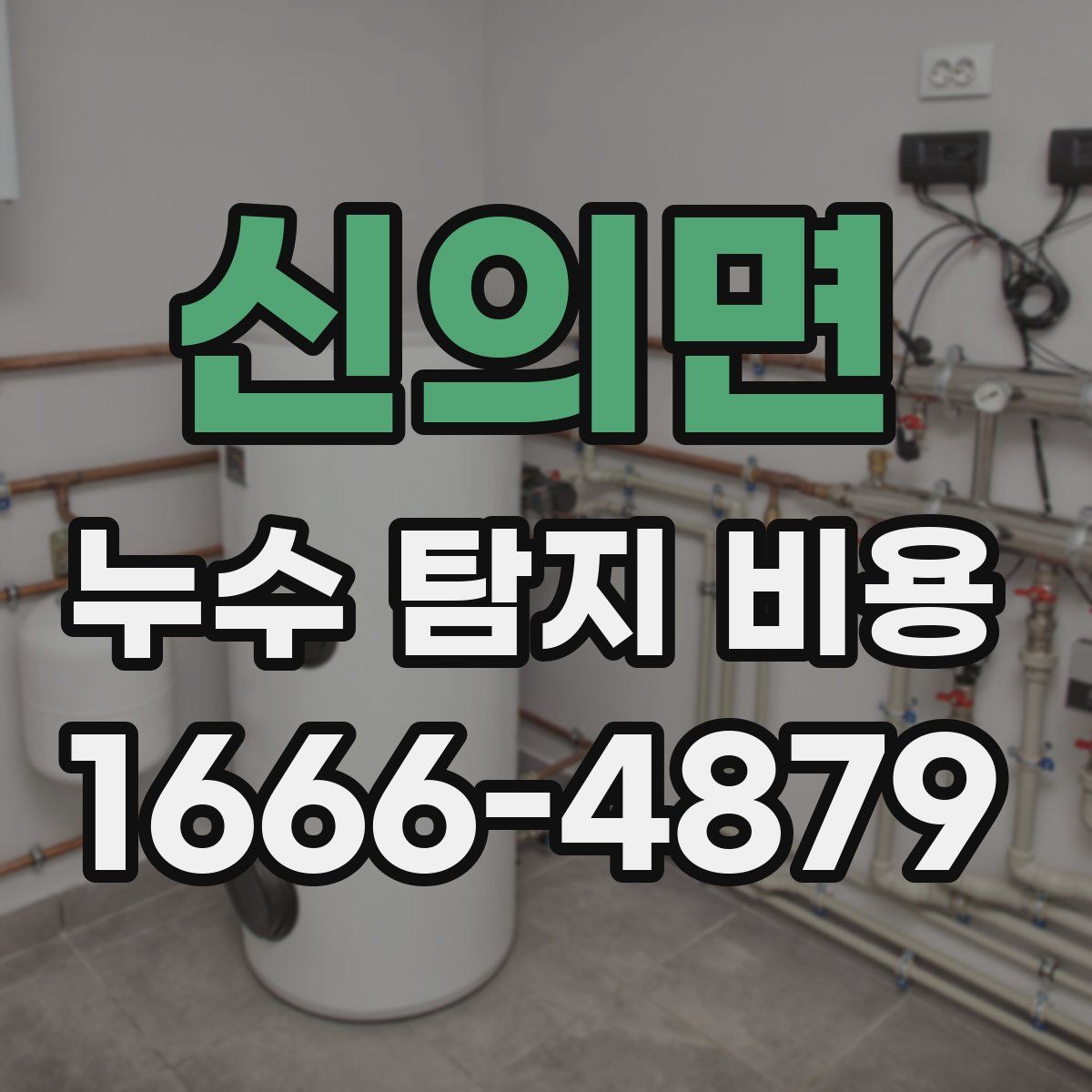 신의면 누수 탐지 비용